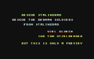 C64 GameBase Rescue_Stalingrad_[Preview] (Preview) 1989